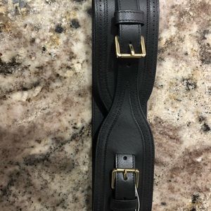 Tory Burch black belt with gold accents